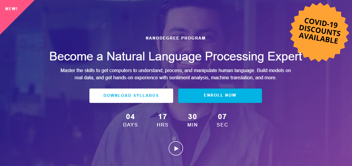 Learn Natural Language Processing with Udacity